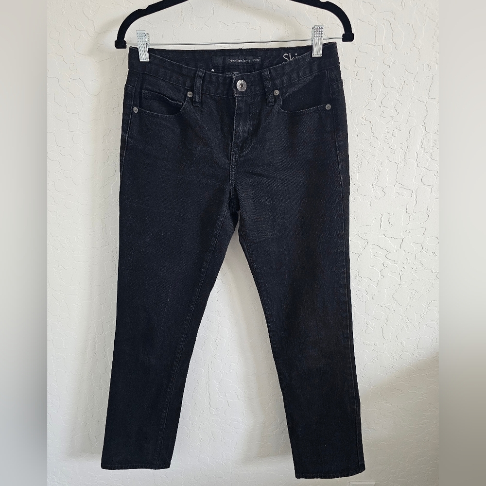 Calvin Klein Black‎ Skinny Jeans | Size 6P / 28 | Mid Rise